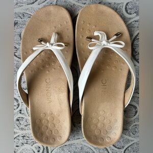 VIONIC Rest Bella II 2 Toe Post Sandal w/ Bow Orthopedic Arch Support Comfort